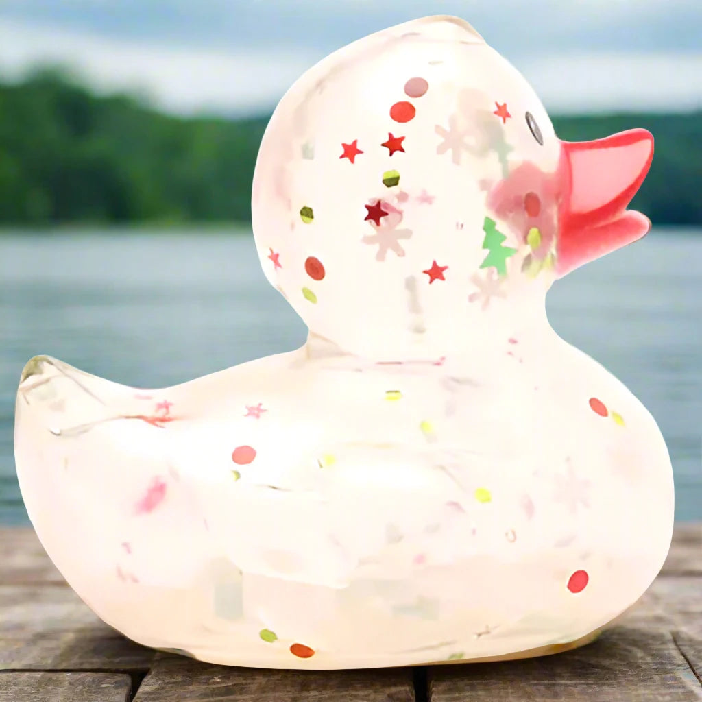 Christmas Glitter Rubber Duck