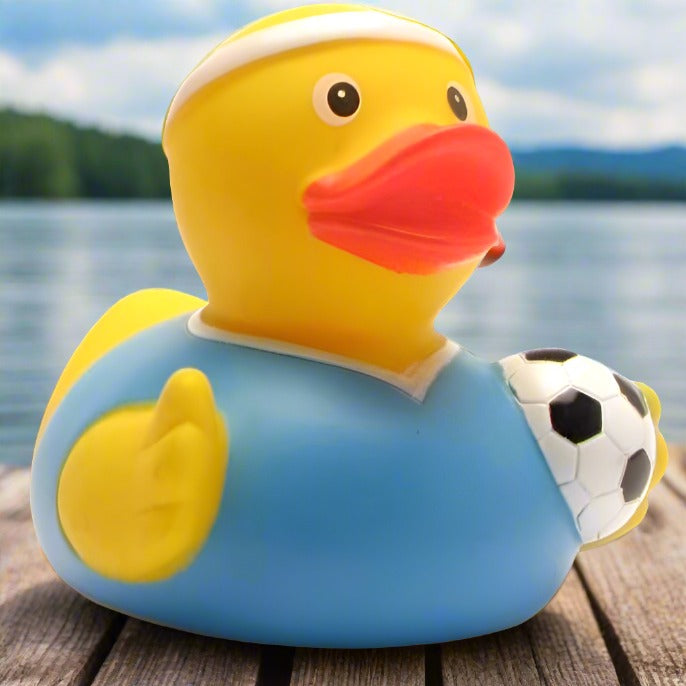 Soccer Rubber Duck