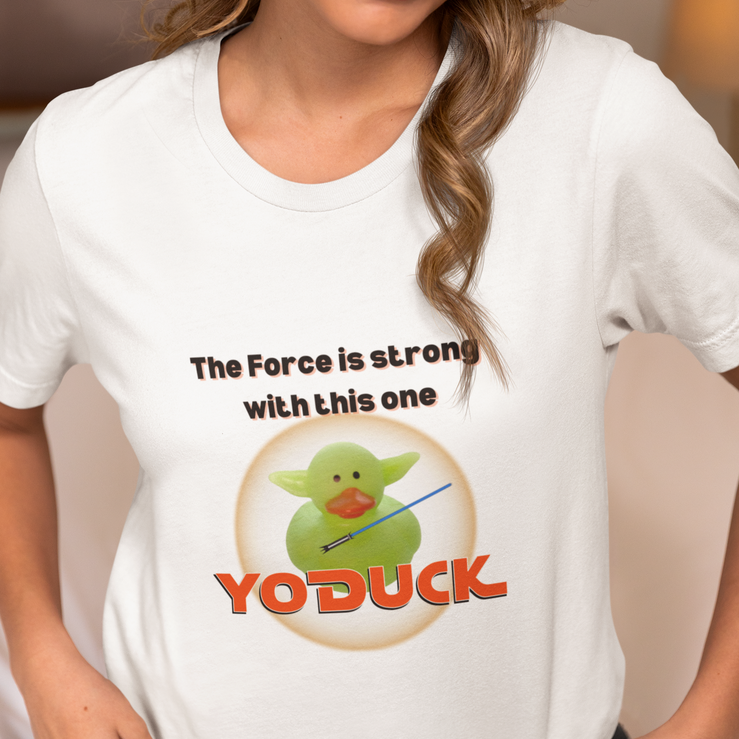 The Force is Strong Yoduck Adult Unisex Tee