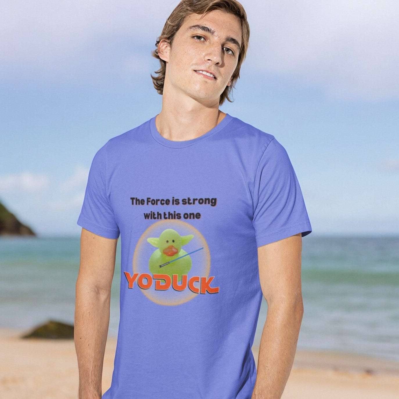 The Force is Strong with this one Youth Yoduck Short Sleeve Tee