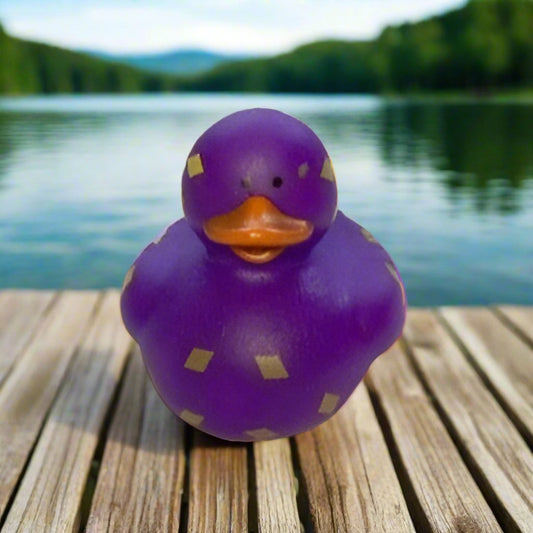 Diamond Purple Rubber Duck