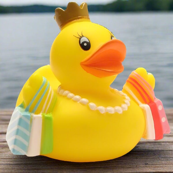 Shopaholic Queen Rubber Duck