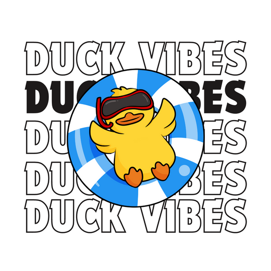 Duck Vibes Tank Top | Muscle Shirt | Rubber Ducky | Summer Vibes