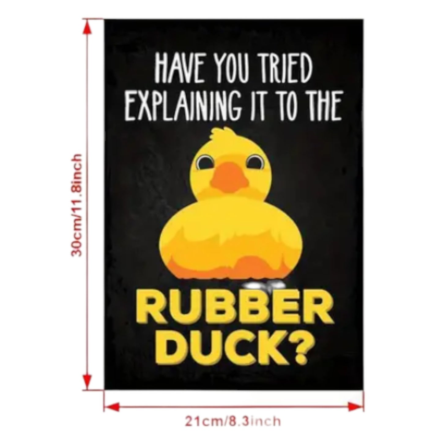 Rubber Duck Canvas Poster, Wall Art Decor Frame NOT included