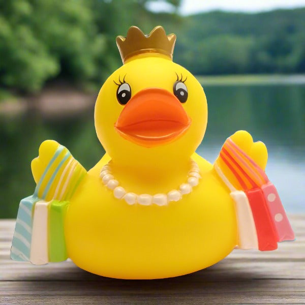 Shopaholic Queen Rubber Duck