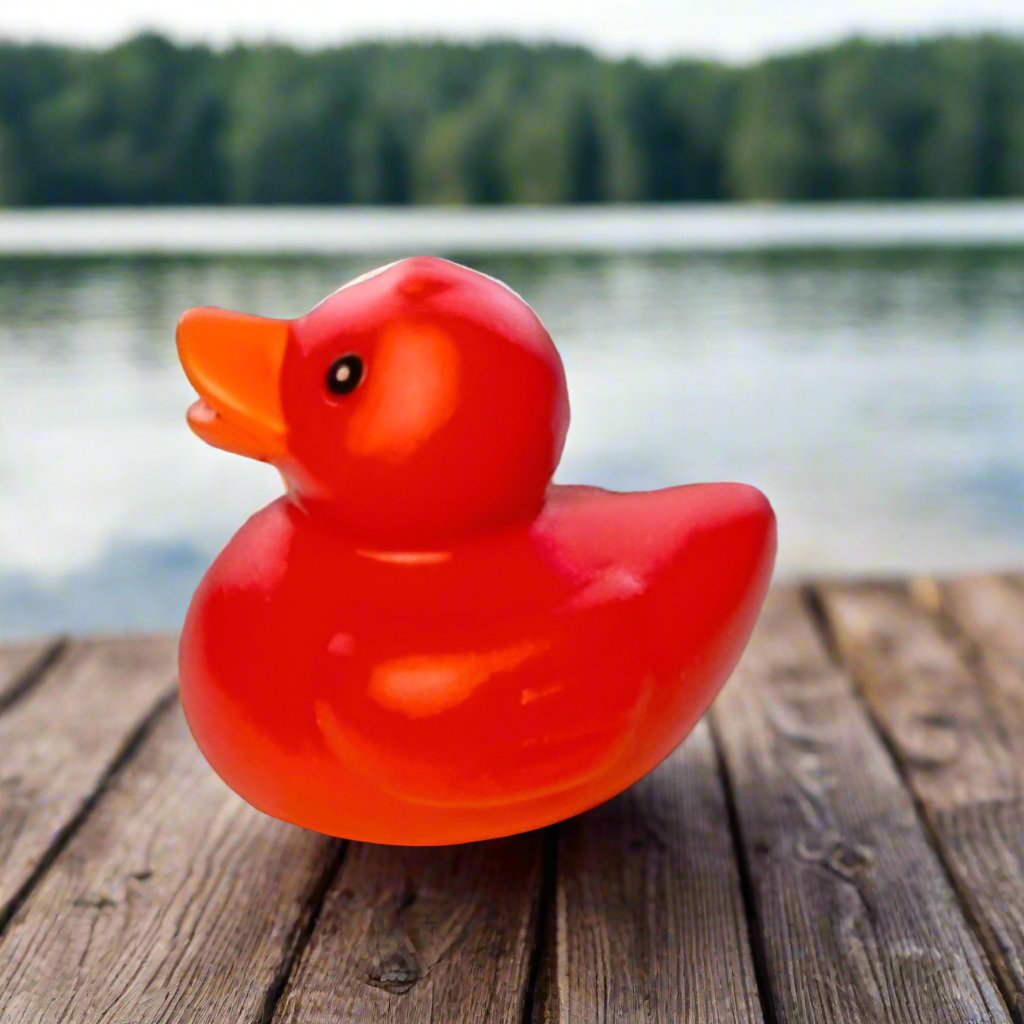 Singing Red Rubber Duck