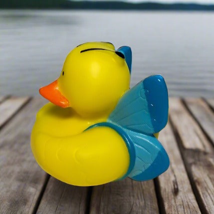 Butterfly Blue Rubber Duck