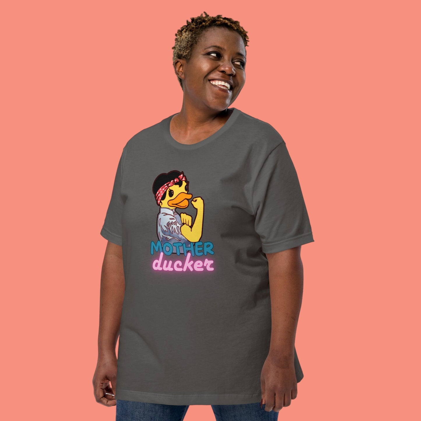 Mother Ducker Tee - Adult Women Rubber Duck Tee