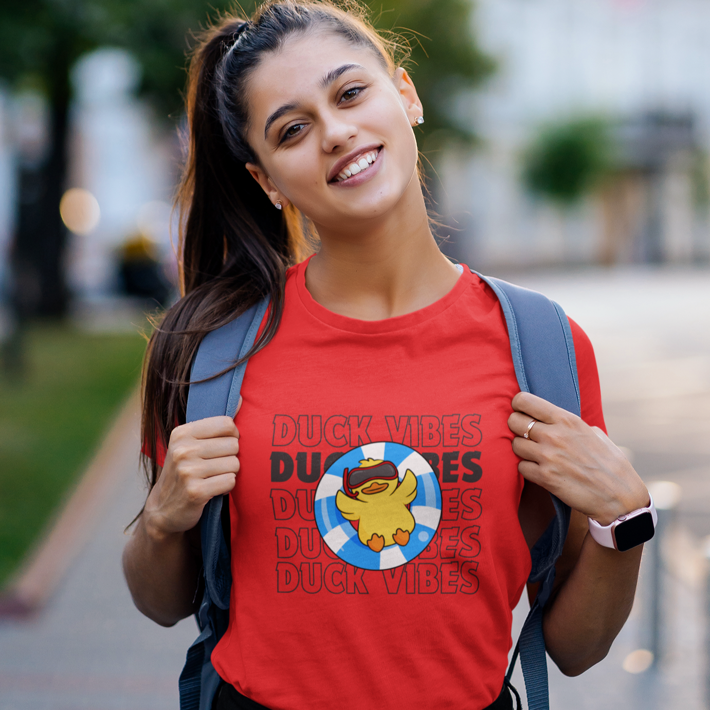 Duck Vibes Youth Unisex Tee - Rubber Duck t-shirt - Rubber Ducky - Summer Tee