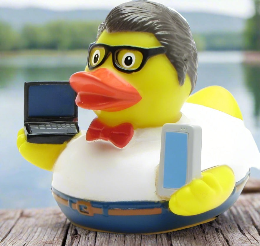 Nerd Rubber Duck