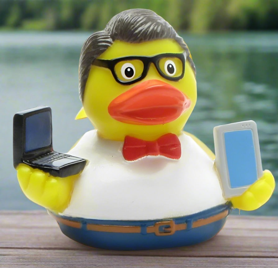 Nerd Rubber Duck