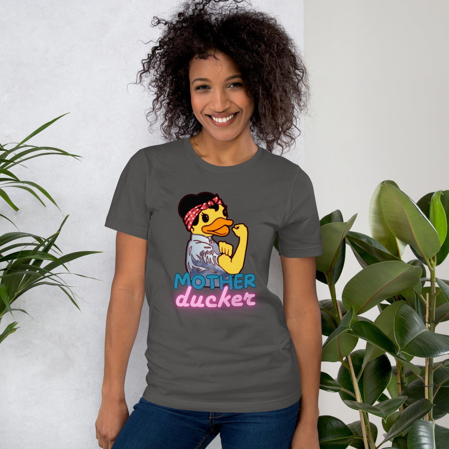 Mother Ducker Tee - Adult Women Rubber Duck Tee