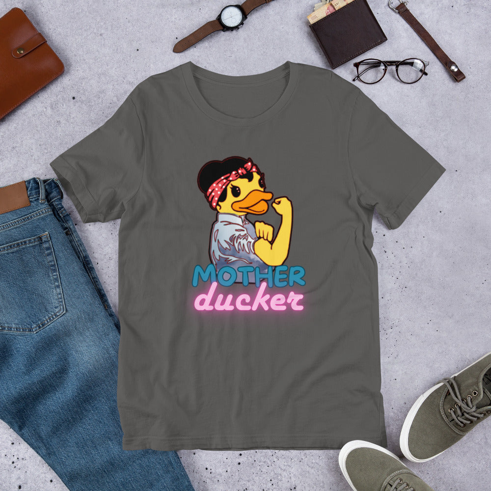 Mother Ducker Tee - Adult Women Rubber Duck Tee