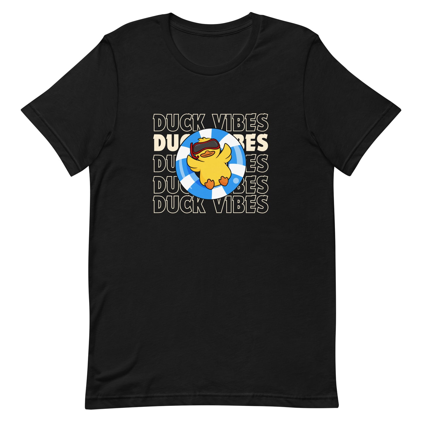 Duck Vibes Tee -Adult  Unisex Rubber Duck t-shirt - Rubber Ducky - Summer Tee