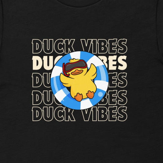 Duck Vibes Tee -Adult  Unisex Rubber Duck t-shirt - Rubber Ducky - Summer Tee